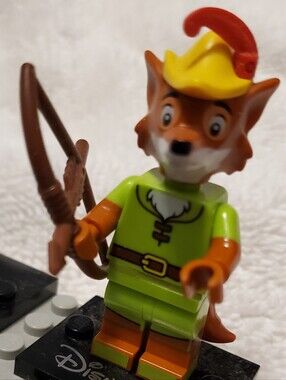 Disney Robin Hood Minifigure in Lime Green and Orange